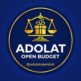 Telegram profile photo for OPEN BUDJET RASMIY ADOLAT