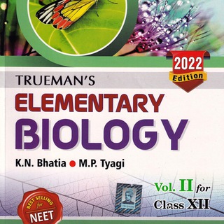 Telegram profile photo for Trueman's Elementary Biology NEET