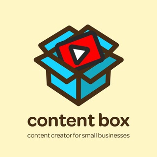 Telegram profile photo for Content Box for Socia Media Creators
