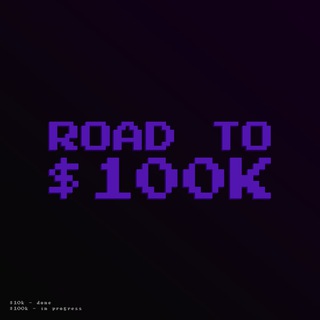 Telegram profile photo for road to $100k
