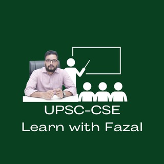 Telegram profile photo for UPSC-CSE Learn with Fazal