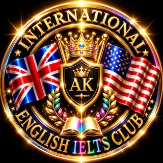 Telegram profile photo for INTERNATIONAL ENGLISH IELTS CLUB🇬🇧🇺🇲