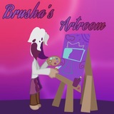 Telegram profile photo for {набор в админы} 𐔌🖌️⋆⟡Brᴜshᴀ's ᴀrtr𑄹𑄜ᴍ🎨⟡⋆꒱