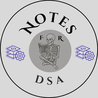 Telegram profile photo for Notes For DSA