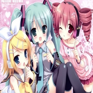 Telegram profile photo for She was a Miku girl, he was a Teto boy