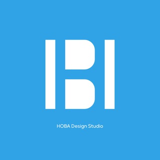 Telegram profile photo for HOBA Design Studio