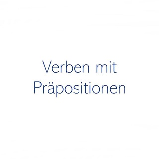 Telegram profile photo for Verben mit Präpositionen