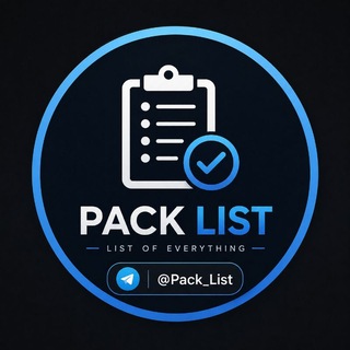 Telegram profile photo for Pack List | پک لیست