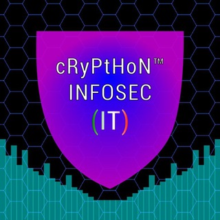 Telegram profile photo for cRyPtHoN™ INFOSEC (IT)