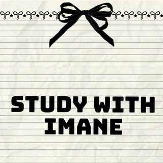 Telegram profile photo for STUDY WITH IMANE🦋