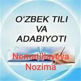 Telegram profile photo for Ona tili va adabiyoti(Milliy sertifikat)