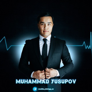 Telegram profile photo for ONLINE BIOLOGIYA // MUHAMMAD FARHODOVICH