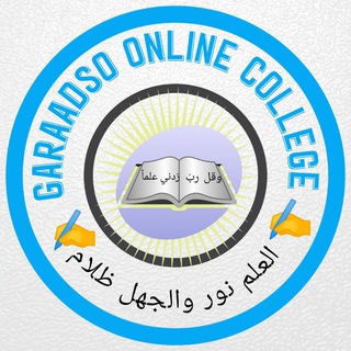 Telegram profile photo for Garaadso Online College
