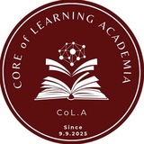 Telegram profile photo for Core of Learning Academia