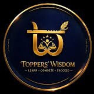 Telegram profile photo for TOPPERS WISDOM