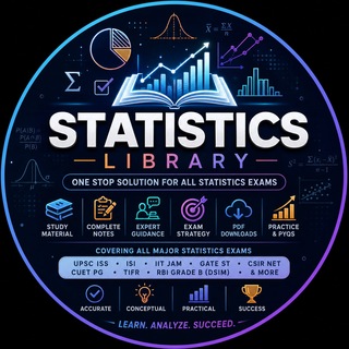 Telegram profile photo for STATISTICS LIBRARY