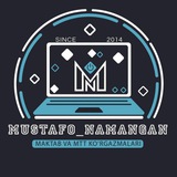 Telegram profile photo for Mustafo Namangan 💻