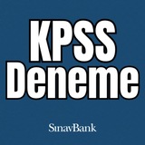 Telegram profile photo for KPSS DENEME KANALI
