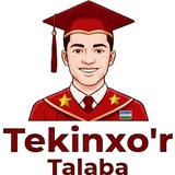 Telegram profile photo for Tekinxo'r Talaba