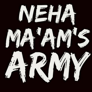 Telegram profile photo for NEHA AGAARWAL MATHEMATICALLY INCLINED | NEHA MAM ARMY