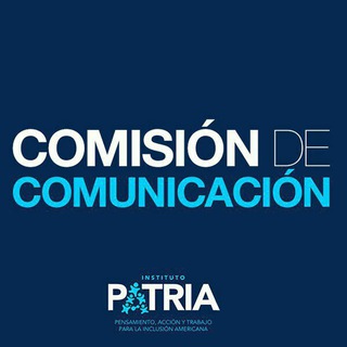 Telegram profile photo for Comisión de Comunicación del Instituto Patria