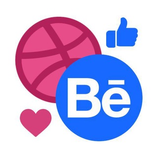 Telegram profile photo for Обмен лайками Dribbble/Behance