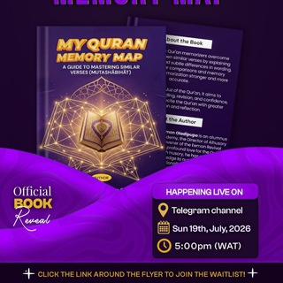 Telegram profile photo for MY QUR'AN MEMORY MAP