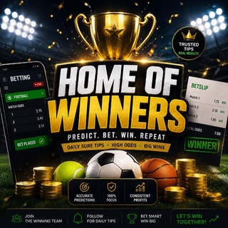 Telegram profile photo for HOME OF WINNERS