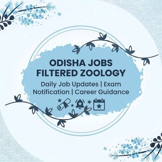 Telegram profile photo for ODISHA JOBS_FILTERED ZOOLOGY