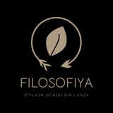 Telegram profile photo for Filosofiya - Muhokamalar
