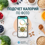 Telegram profile photo for Подсчёт калорий по фото | Удобная статистика