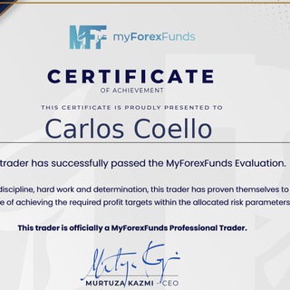 Telegram profile photo for Carlos Coello Trades Fondeadas