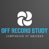 Telegram profile photo for LAW by Off Record Study
