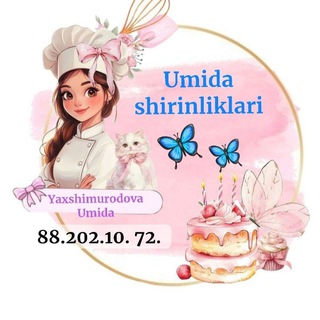 Telegram group profile photo for 🥳🥳🎂UMIDA SHIRINLIKLARI🎂🥳🥳 88 202 10 72