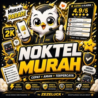 Telegram profile photo for TESTIMONI BOT NOKTEL MURAH