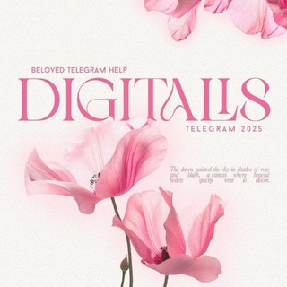 Telegram profile photo for DIGITALIIS • TELEPREM, STARS & CONVERT! 🪷✉️