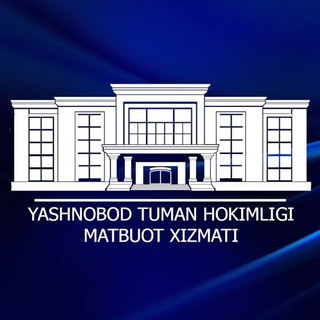 Telegram profile photo for Yashnobod tuman hokimligi Matbuot xizmati