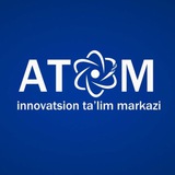 Telegram profile photo for "Atom" innovatsion ta'lim markazi