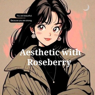 Telegram profile photo for ༘⋆Aesthetic with Roseberry🍓🎀selfcare