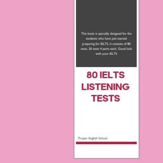 Telegram profile photo for 80 Listening Tests
