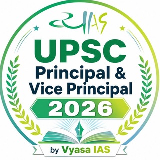 Telegram profile photo for UPSC Principal & Vice Pricipal 2026