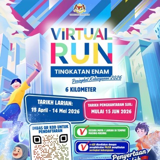 Telegram profile photo for SIJIL PROGRAM VIRTUAL RUN TINGKATAN ENAM PERINGKAT KEBANGSAAN 2026