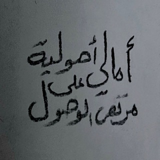 Telegram profile photo for أمالي أصولية على مرتقى الوصول