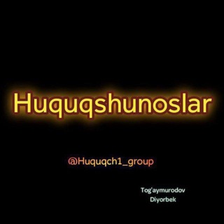 Telegram profile photo for Huquqshunoslar⚖🇺🇿