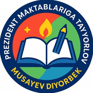 Telegram profile photo for Prezident Maktablariga online tayyorlov | Diyorbek Musayev
