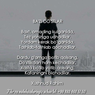 Telegram profile photo for Xushnud Rahim official