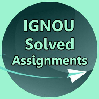 Telegram profile photo for IGNOU BCA MCA Solved Assignments