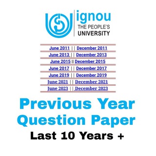 Telegram profile photo for IGNOU Question Paper
