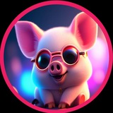 Telegram profile photo for PIGGY BONKI 🐽 - ANNOUNCEMENT