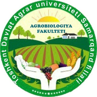 Telegram profile photo for AGROBIOLOGIYA FAKULTETI